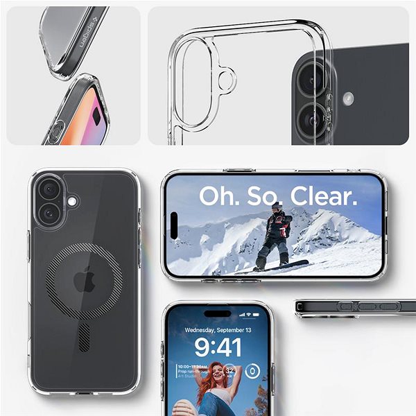 Handyhülle Spigen Ultra Hybrid MagSafe Carbon Fiber iPhone 16 Plus ...