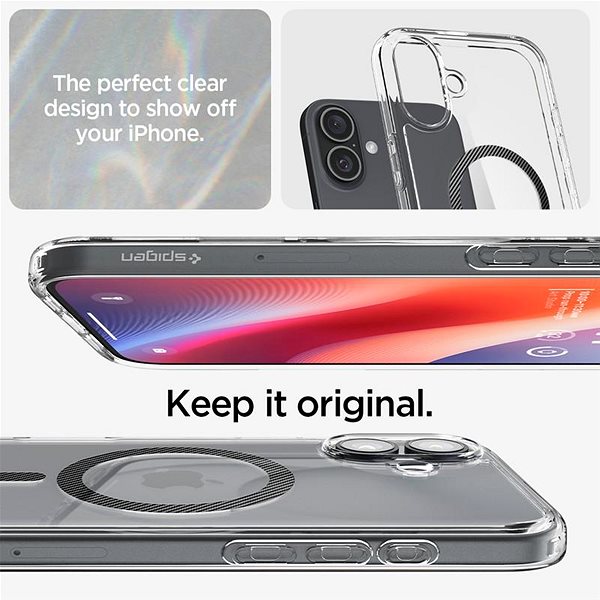 Handyhülle Spigen Ultra Hybrid MagSafe Carbon Fiber iPhone 16 Plus ...