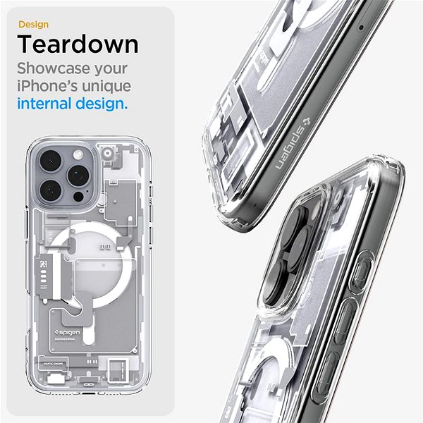 Handyhülle Spigen Ultra Hybrid MagSafe Zero One White iPhone 16 Pro Max ...