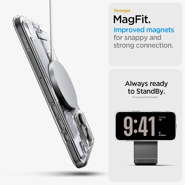 Handyhülle Spigen Ultra Hybrid MagSafe Zero One White iPhone 16 Pro Max ...