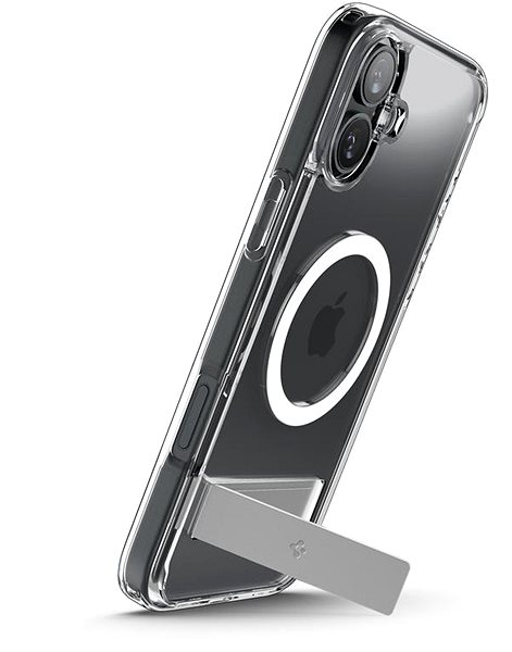 Telefon tok Spigen Ultra Hybrid S Crystal Clear iPhone 16 MagSafe tok ...