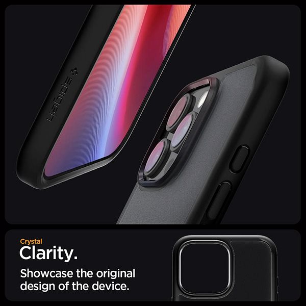 Telefon tok Spigen Ultra Hybrid Frost Black iPhone 16 Pro Max tok ...