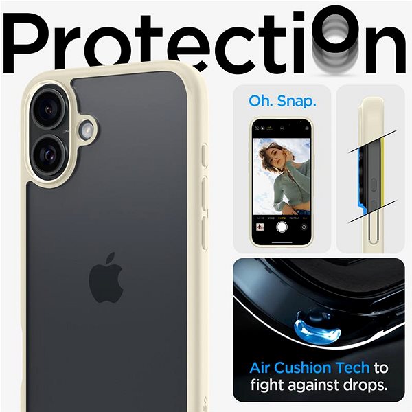 Handyhülle Spigen Ultra Hybrid Mute Beige iPhone 16 Plus ...