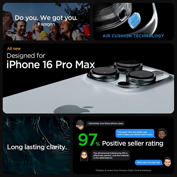 Telefon tok Spigen Ultra Hybrid Natural Titanium iPhone 16 Pro Max tok ...