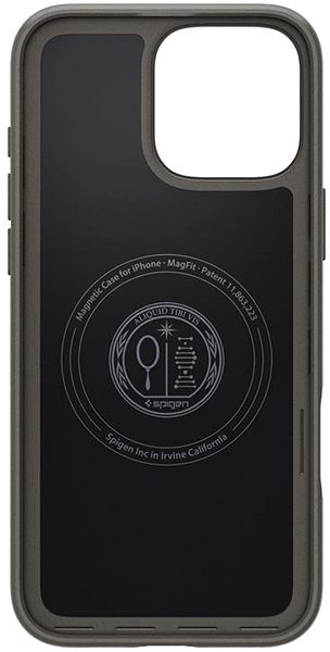 Telefon tok Spigen Thin Fit MagSafe Gunmetal iPhone 16 Pro tok ...