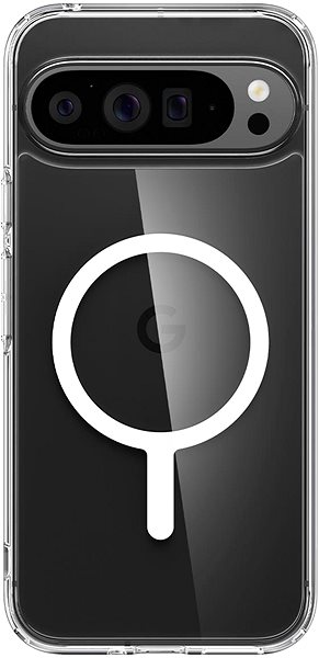 Handyhülle Spigen Ultra Hybrid OneTap Metal Ring MagSafe White Google Pixel 9 Pro XL ...