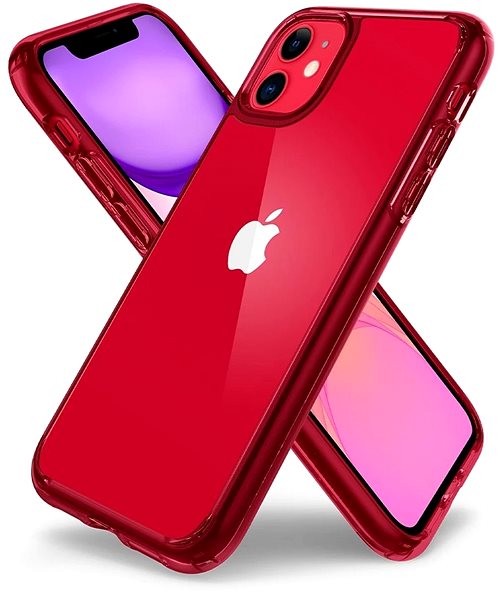 Telefon tok Spigen Ultra Hybrid iPhone 11 piros tok ...