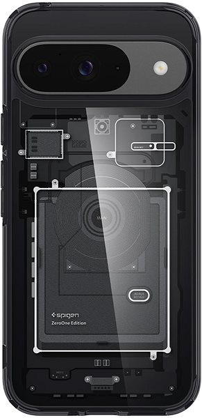 Handyhülle Spigen Ultra Hybrid Zero One Google Pixel 9 Pro/Pixel 9 ...