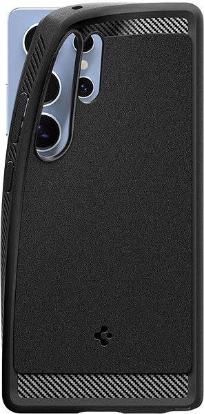 Handyhülle Spigen Rugged Armor MagSafe Matte Black Samsung Galaxy S 2025 Ultra ...
