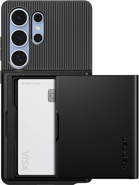 Handyhülle Spigen Slim Armor CS Black Samsung Galaxy S 2025 Ultra ...
