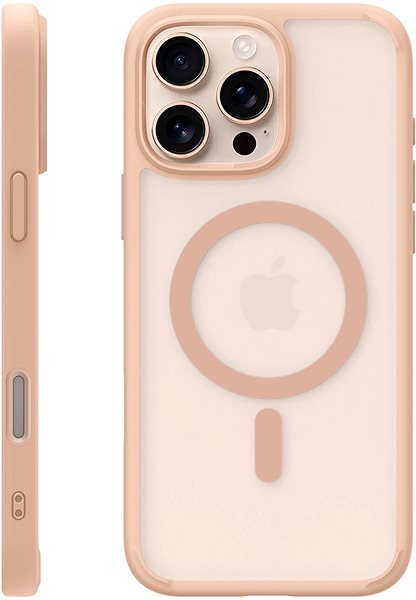 Handyhülle Spigen Ultra Hybrid T MagSafe Frost Rose Titanium iPhone 16 Pro Max ...