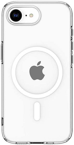 Telefon tok Spigen Liquid Crystal MagSafe Clear White iPhone 17e/16e tok ...