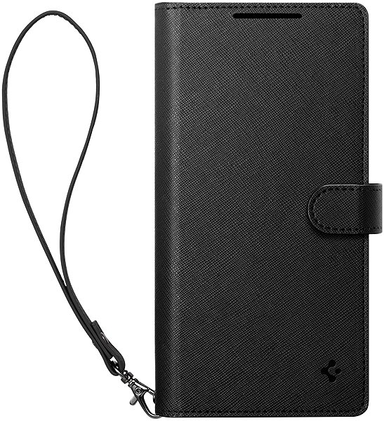 Mobiltelefon tok Spigen Wallet S Samsung Galaxy S25 Ultra fekete tok ...