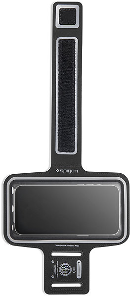 Softcase-Handyhülle Spigen Dynamic Shield Armband A703 Black ...