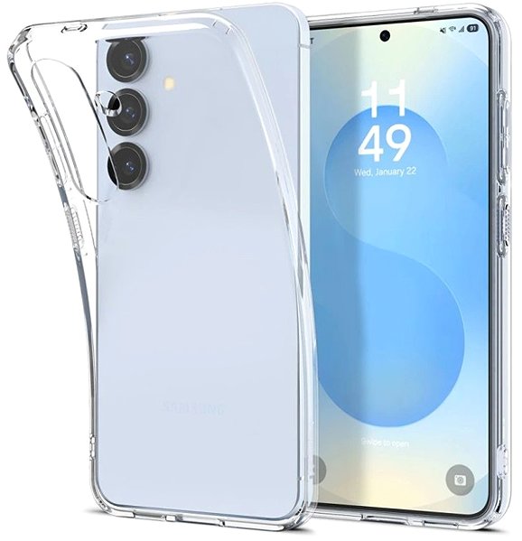 Telefon tok Spigen Liquid Crystal Crystal Clear Samsung Galaxy 2025 E tok ...
