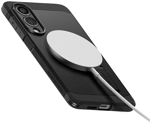 Handyhülle Spigen Tough Armor MagSafe Gunmetal Samsung Galaxy S25 Edge ...