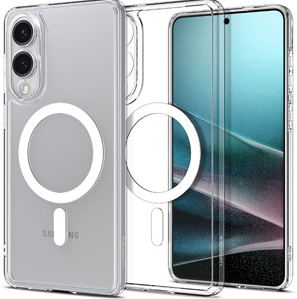 Handyhülle Spigen Ultra Hybrid MagSafe Clear White Samsung Galaxy S25 Edge ...