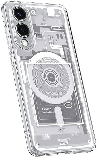 Handyhülle Spigen Ultra Hybrid MagSafe Zero One White Samsung Galaxy S25 Edge ...