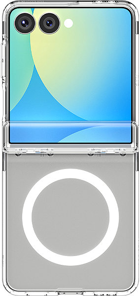 Handyhülle Spigen Ultra Hybrid Pro MagSafe Clear White Samsung Galaxy Z Flip 7 ...