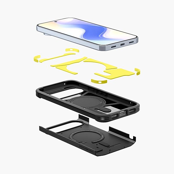 Handyhülle Spigen Tough Armor MagSafe Metal Slate - Google Pixel 10 Pro XL ...