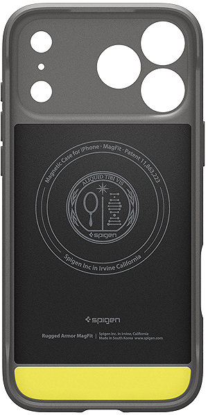 Telefon tok Spigen Rugged Armor MagSafe Gray iPhone 17 Pro Max tok ...
