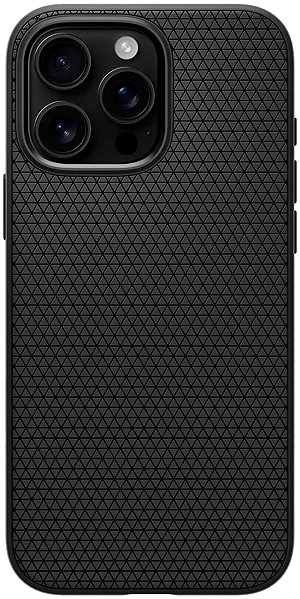 Telefon tok Spigen Liquid Air T iPhone 16 Pro Max matt fekete MagSafe tok ...