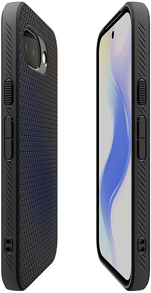 Telefon tok Spigen Liquid Air Matte Black Google Pixel 10a ...