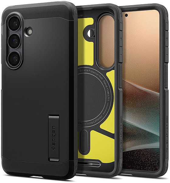 Handyhülle Spigen Tough Armor MagSafe Black Samsung Galaxy S26+ ...