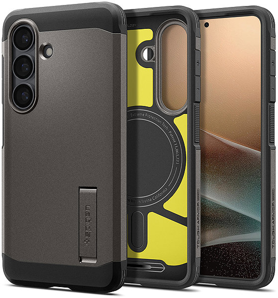 Handyhülle Spigen Tough Armor MagSafe Gunmetal Samsung Galaxy S26+ ...