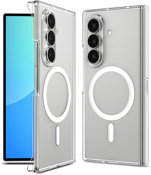 Handyhülle Spigen Air Skin Zero MagSafe Clear White Samsung Galaxy Z Fold8 Ultra ...