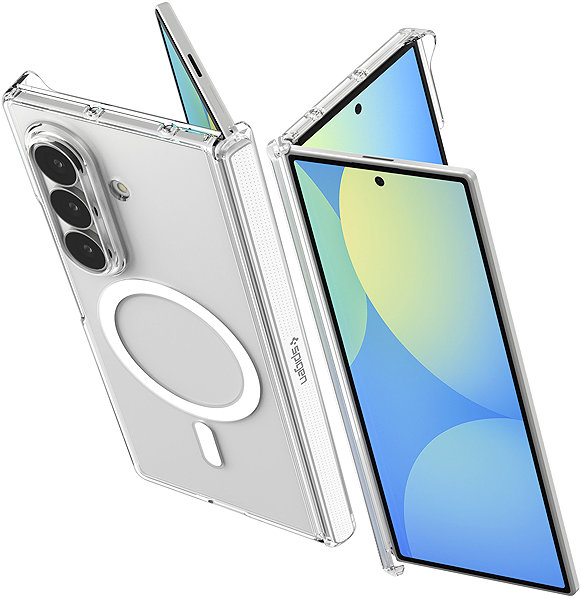 Handyhülle Spigen Air Skin Zero MagSafe Clear White Samsung Galaxy Z Fold8 Ultra ...
