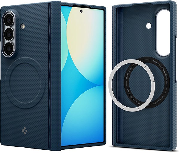 Handyhülle Spigen Air Skin Aramid MagSafe Navy Samsung Galaxy Z Fold8 Ultra ...