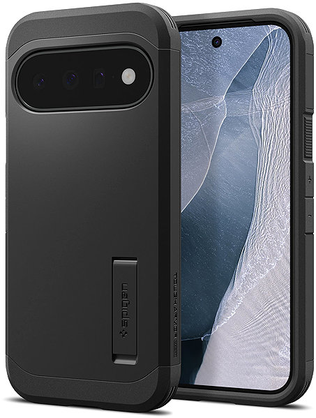 Telefon tok Spigen Tough Armor Google Pixel 11 fekete MagSafe tok ...
