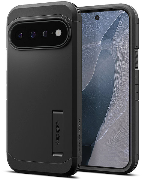 Telefon tok Spigen Tough Armor Google Pixel 11 Pro XL fekete MagSafe tok ...
