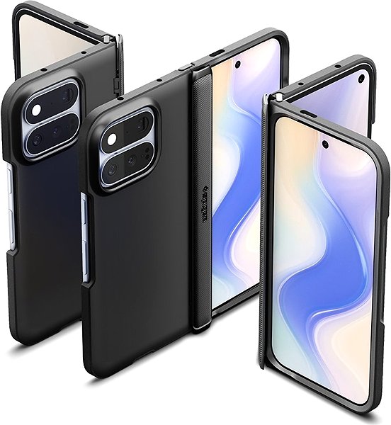 Telefon tok Spigen Slim Armor Pro Google Pixel 11 Pro Fold fekete MagSafe tok ...