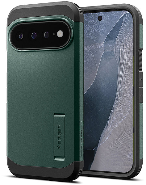 Telefon tok Spigen Tough Armor Abyss Green Google Pixel 11 Pro XL MagSafe tok ...