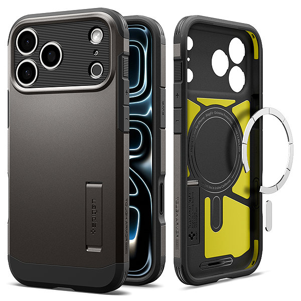 Handyhülle Spigen Tough Armor T MagSafe Gunmetal iPhone 18 Pro/17 Pro ...