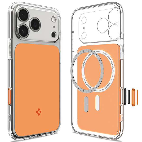 Handyhülle Spigen Ultra Hybrid T MagSafe Glossy Orange iPhone 18 Pro/17 Pro ...