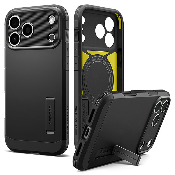 Telefon tok Spigen Tough Armor T iPhone 18 Pro Max / 17 Pro Max fekete MagSafe tok ...