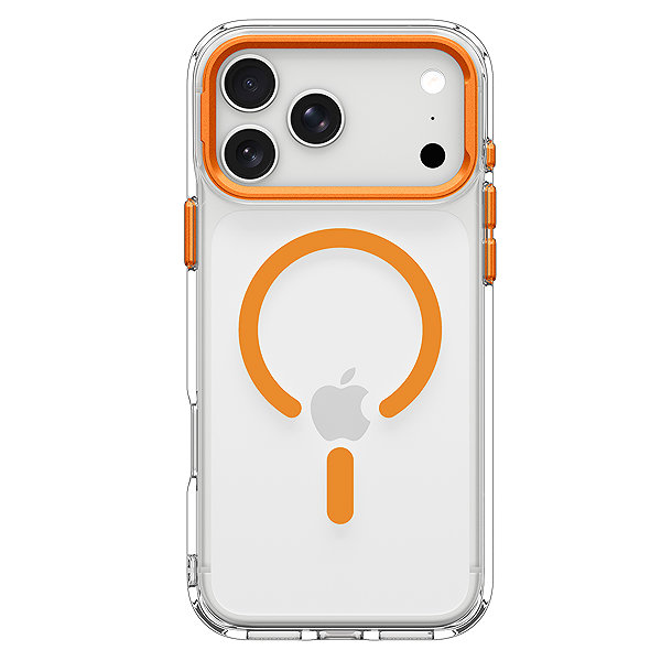 Handyhülle Spigen Ultra Hybrid Optik S MagSafe Clear Orange iPhone 18 Pro/17 Pro ...