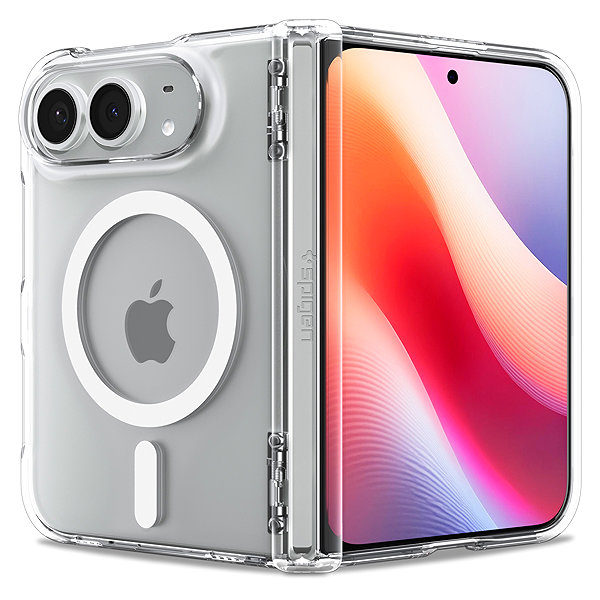 Handyhülle Spigen Ultra Hybrid Pro MagSafe Clear White iPhone 18 Fold ...
