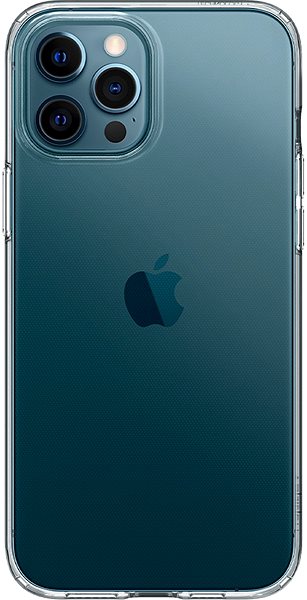 Telefon tok Spigen Liquid Crystal iPhone 12/iPhone 12 Pro átlátszó tok ...
