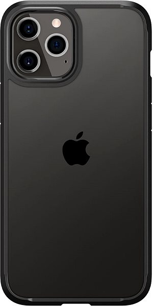 Telefon tok Spigen Ultra Hybrid iPhone 12 Pro Max fekete tok ...