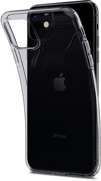 Telefon tok Spigen Crystal Flex iPhone 11 átlátszó tok ...