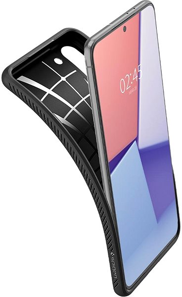 Telefon tok Spigen Liquid Air Samsung Galaxy S21+ fekete tok ...