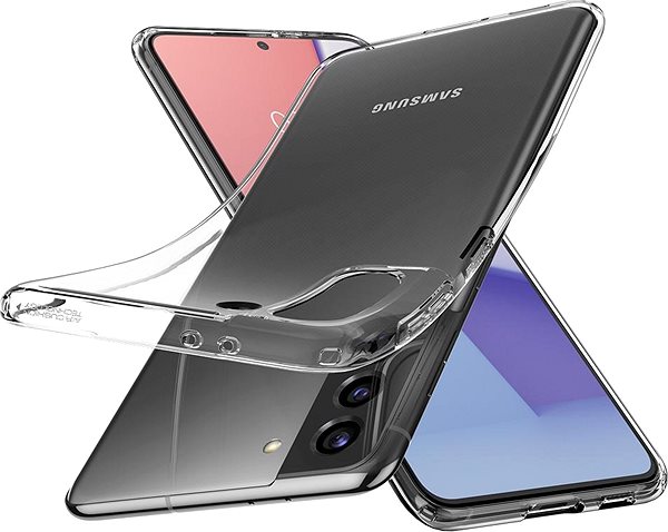 Telefon tok Spigen Liquid Crystal Samsung Galaxy S21 átlátszó tok ...