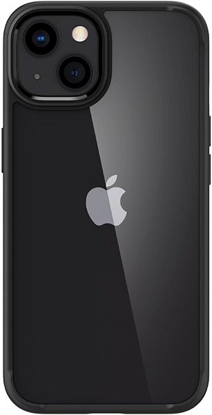 Telefon tok Spigen Crystal Hybrid iPhone 13 matt fekete tok ...