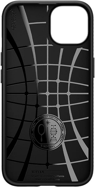 Mobilný telefón Spigen Liquid Air Matte Black iPhone 13 .