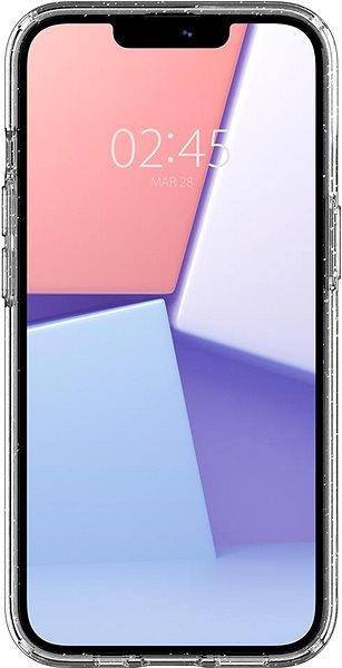 Mobilný telefón Spigen Liquid Crystal Glitter Crystal Quartz iPhone 13 .