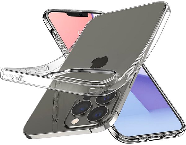 Telefon tok Spigen Liquid Crystal Crystal Clear iPhone 13 Pro átlátszó tok ...